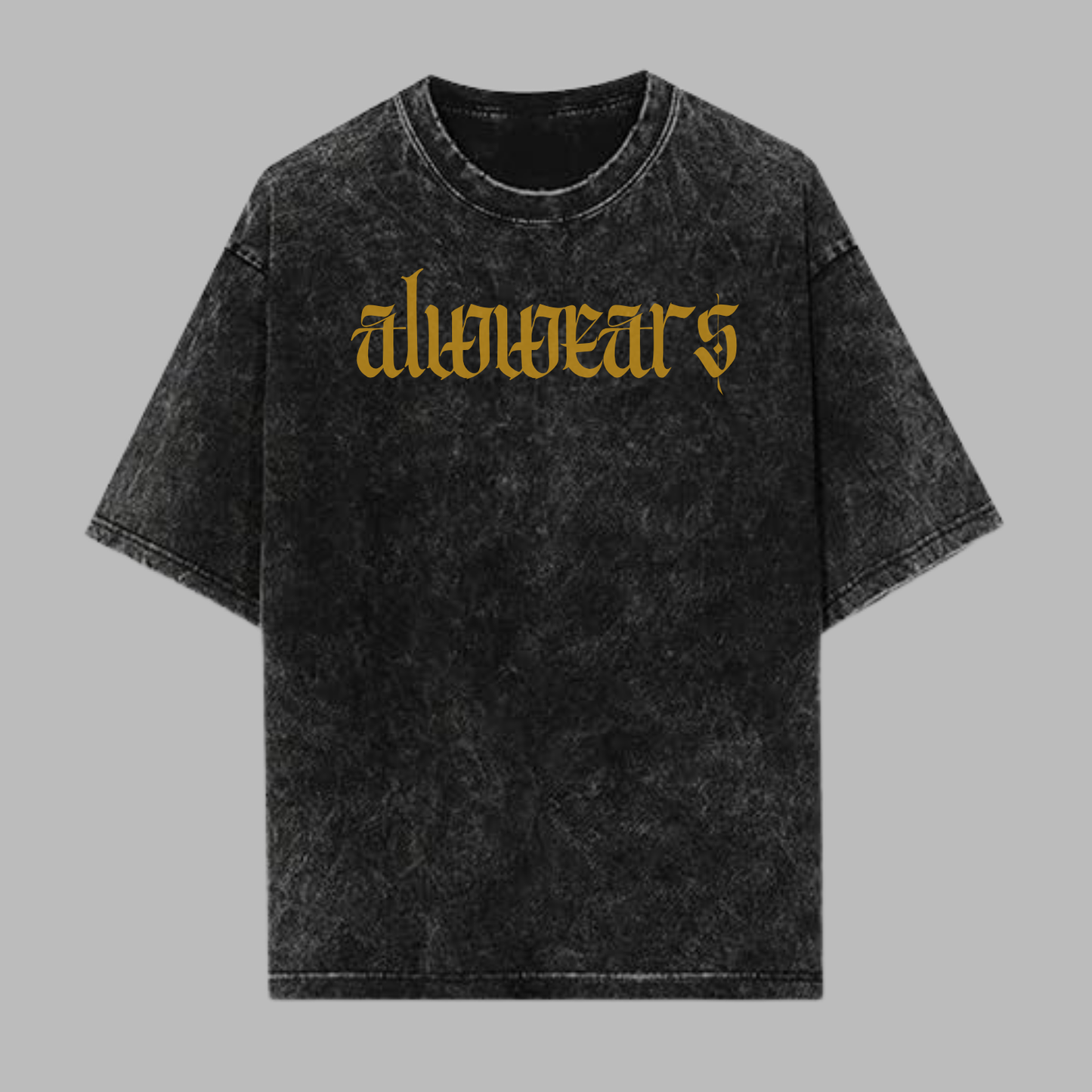 Alwwears "Holy Spirit" Oversized Acid Wash T-Shirt