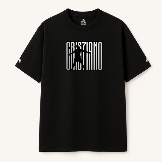 Cristiano Black Oversized T-Shirt
