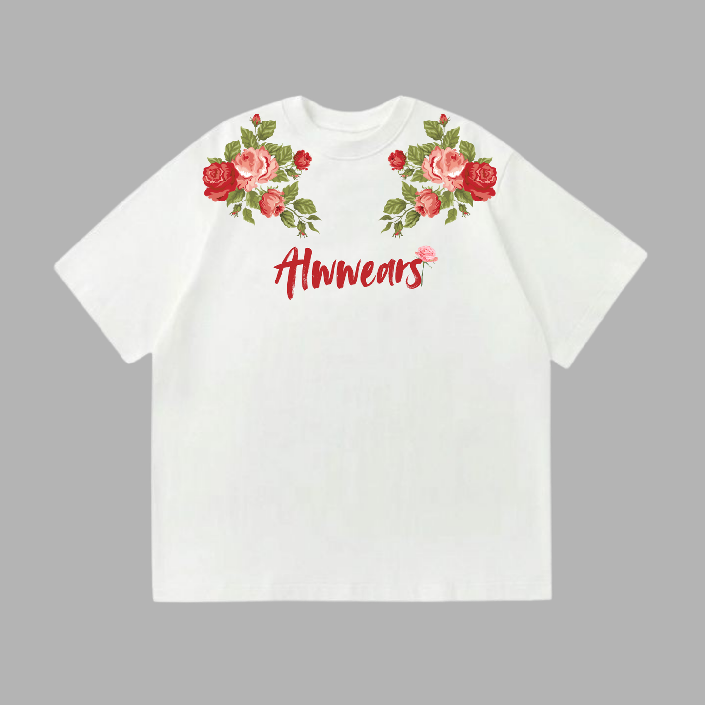 Alwwears Floral Bloom Women's Oversized T-Shirt