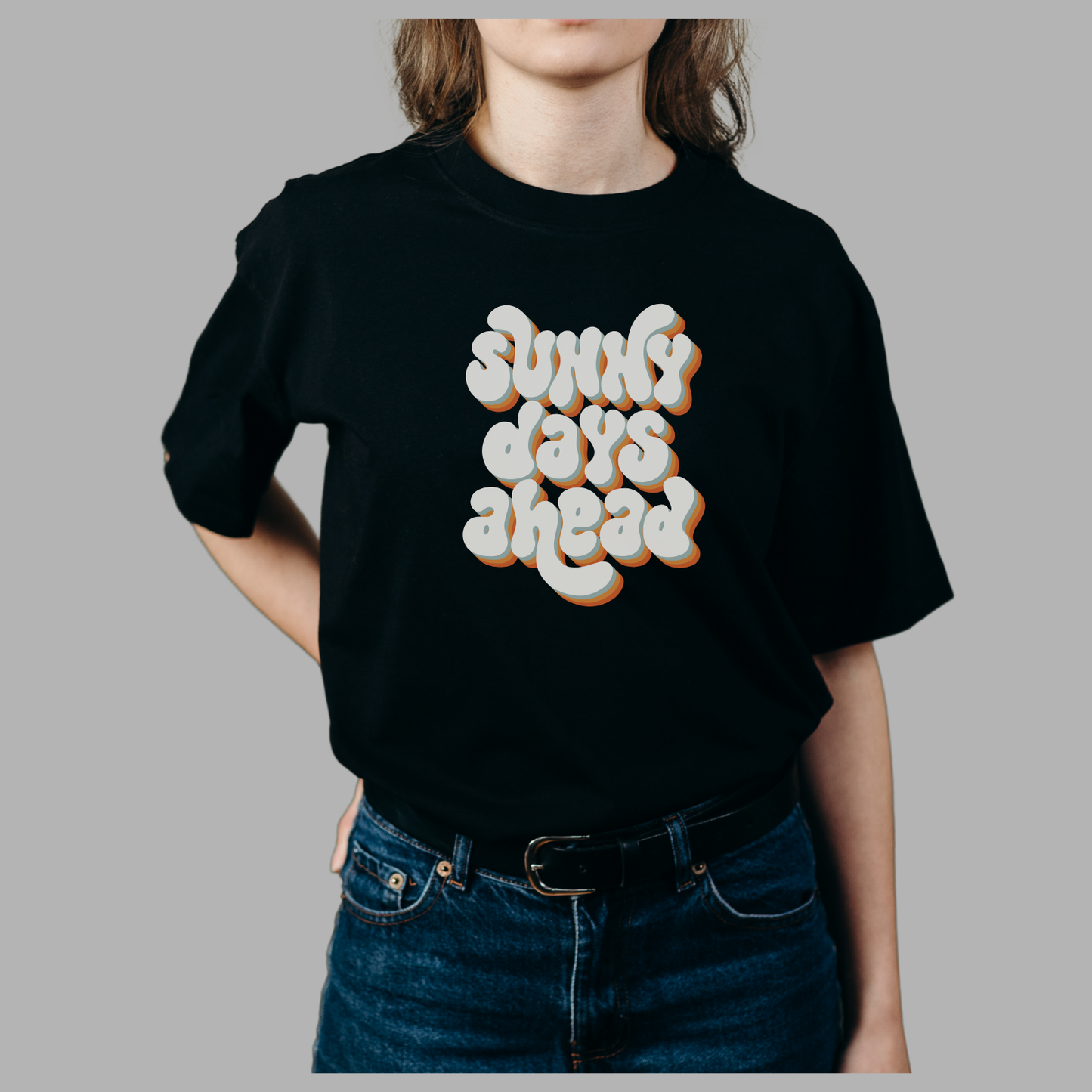 Unisex Oversized Black T-Shirt