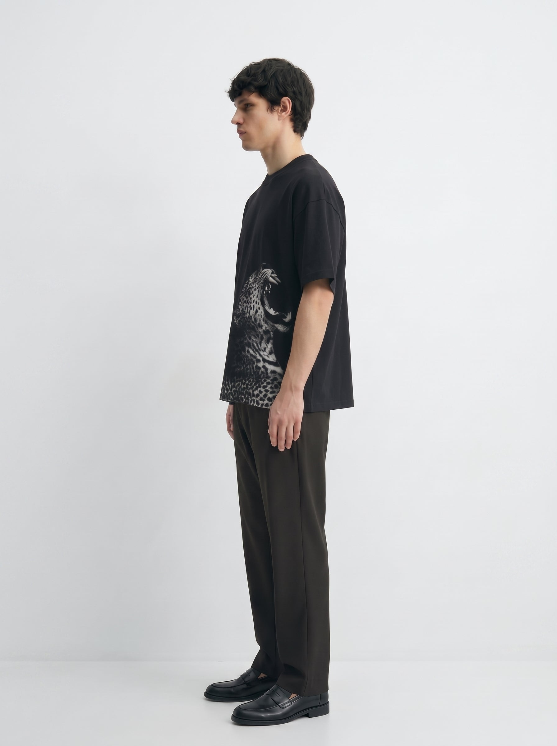 Savage Leopard Oversized Tee