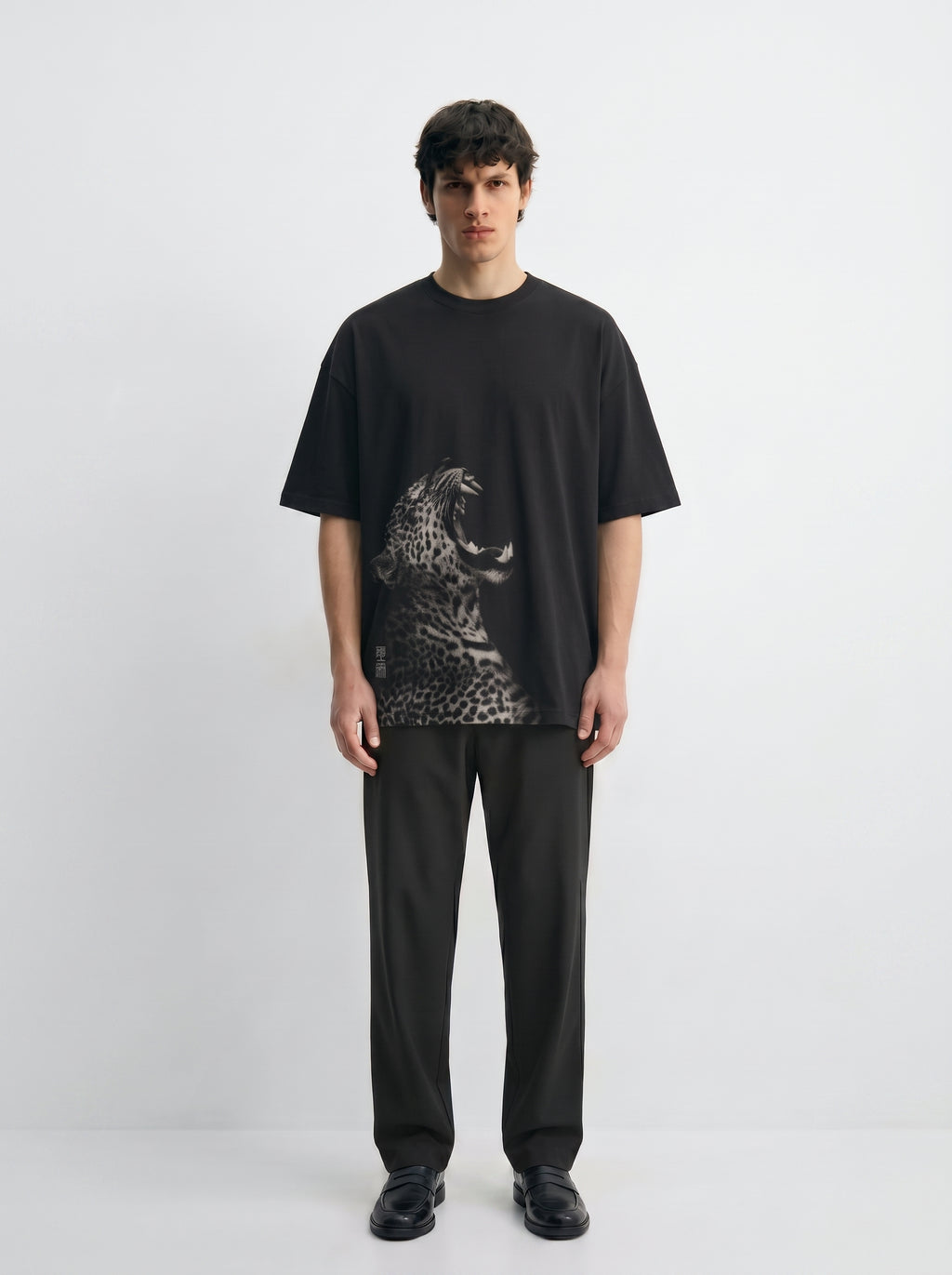 Savage Leopard Oversized Tee