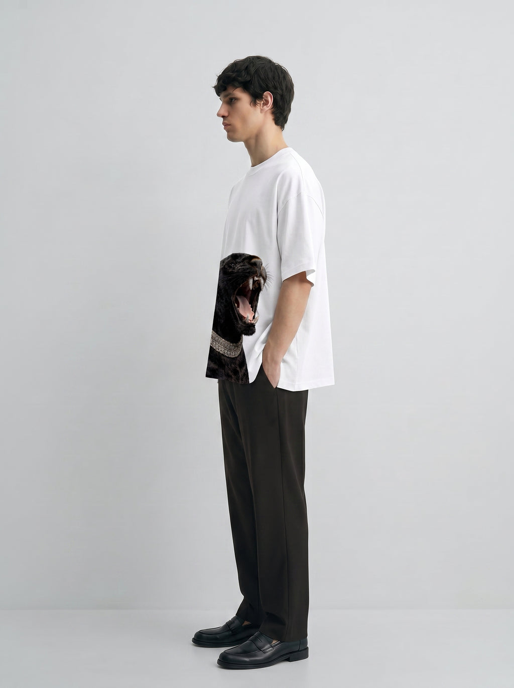 Obsidian Roar Oversized Tee