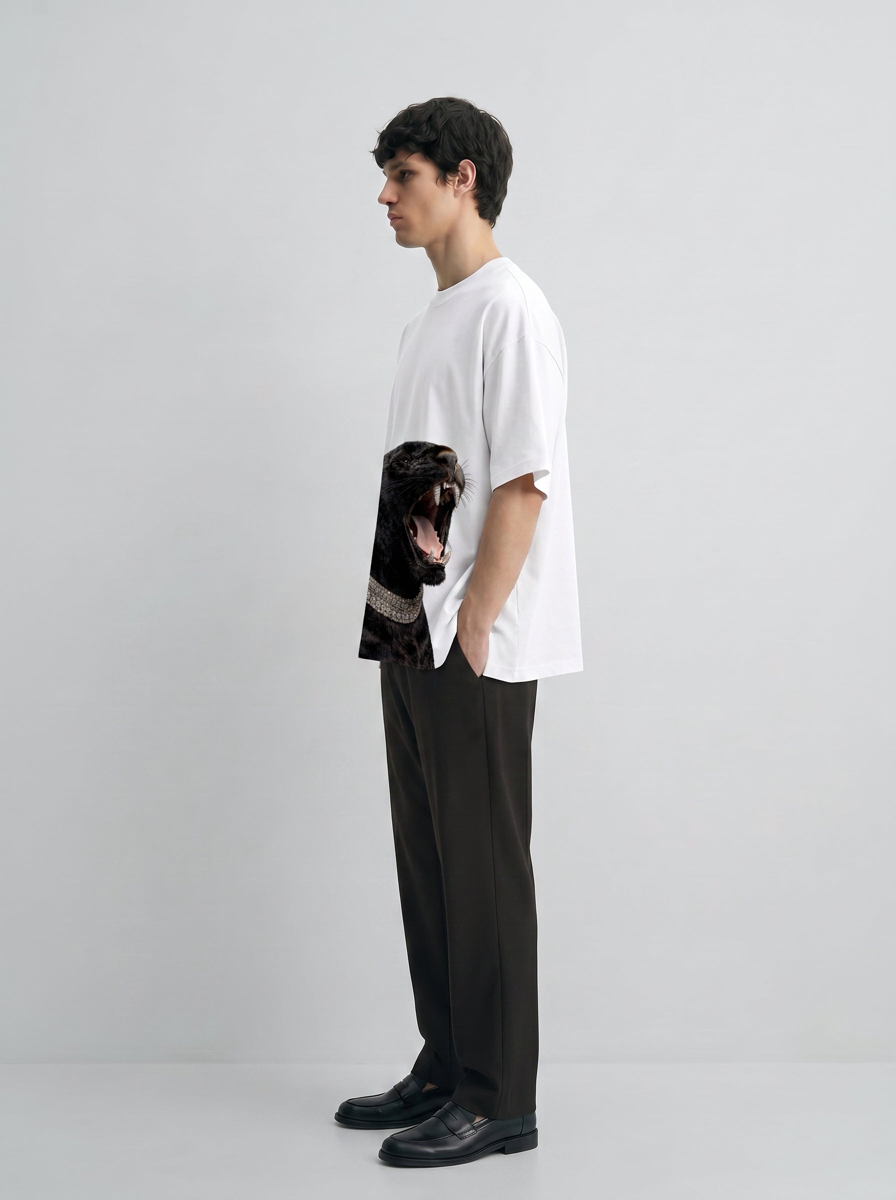 Obsidian Roar Oversized Tee