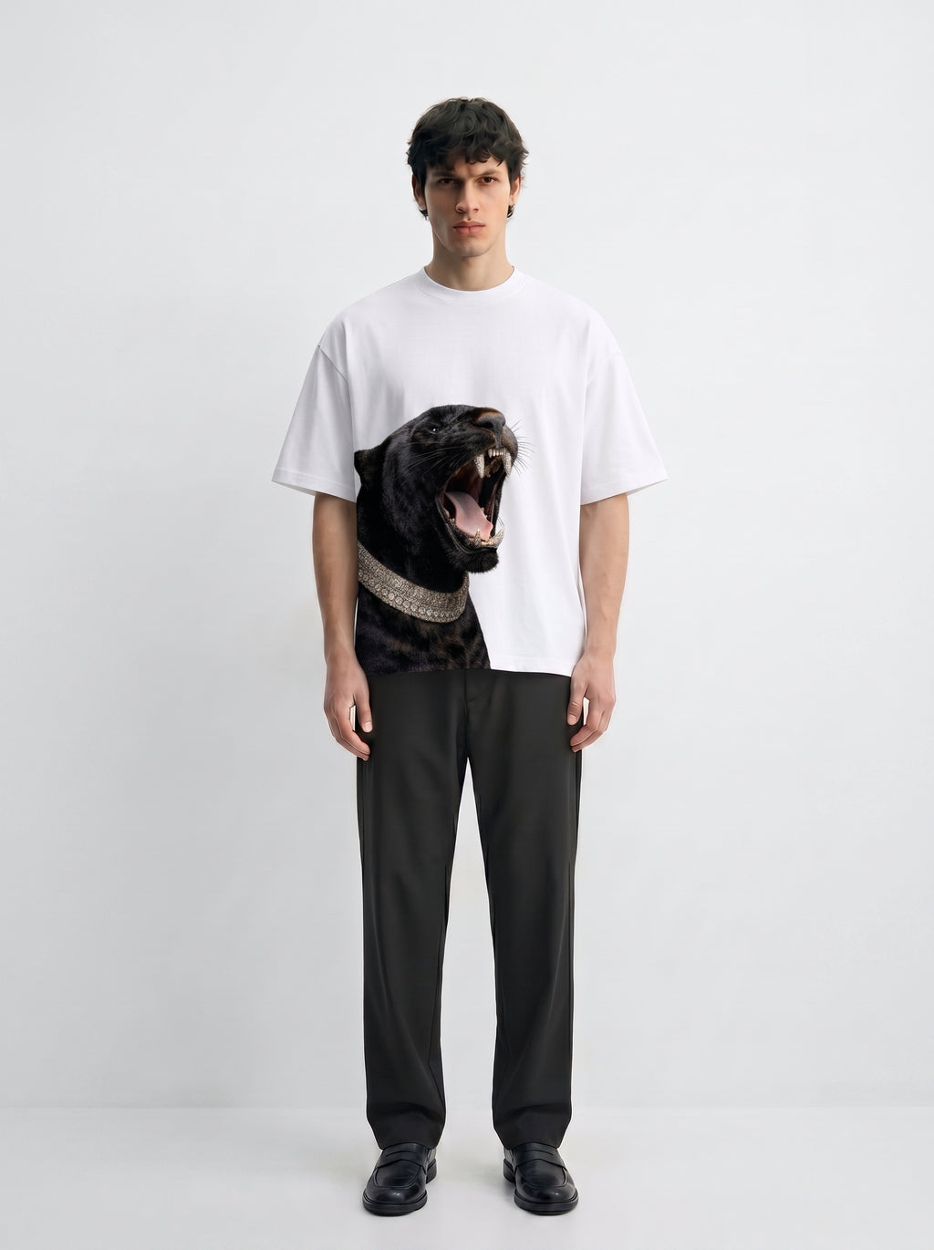 Obsidian Roar Oversized Tee