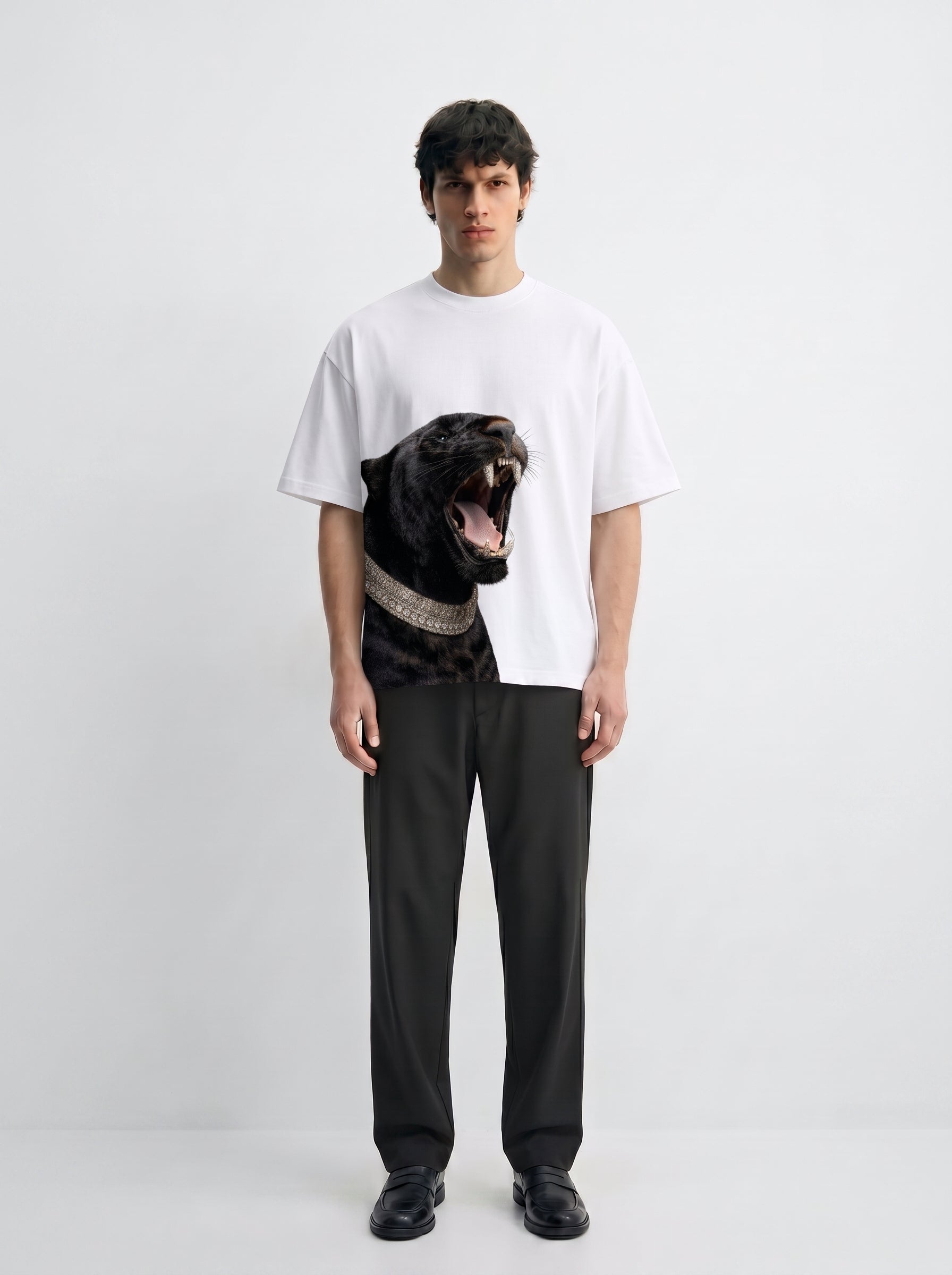 Obsidian Roar Oversized Tee