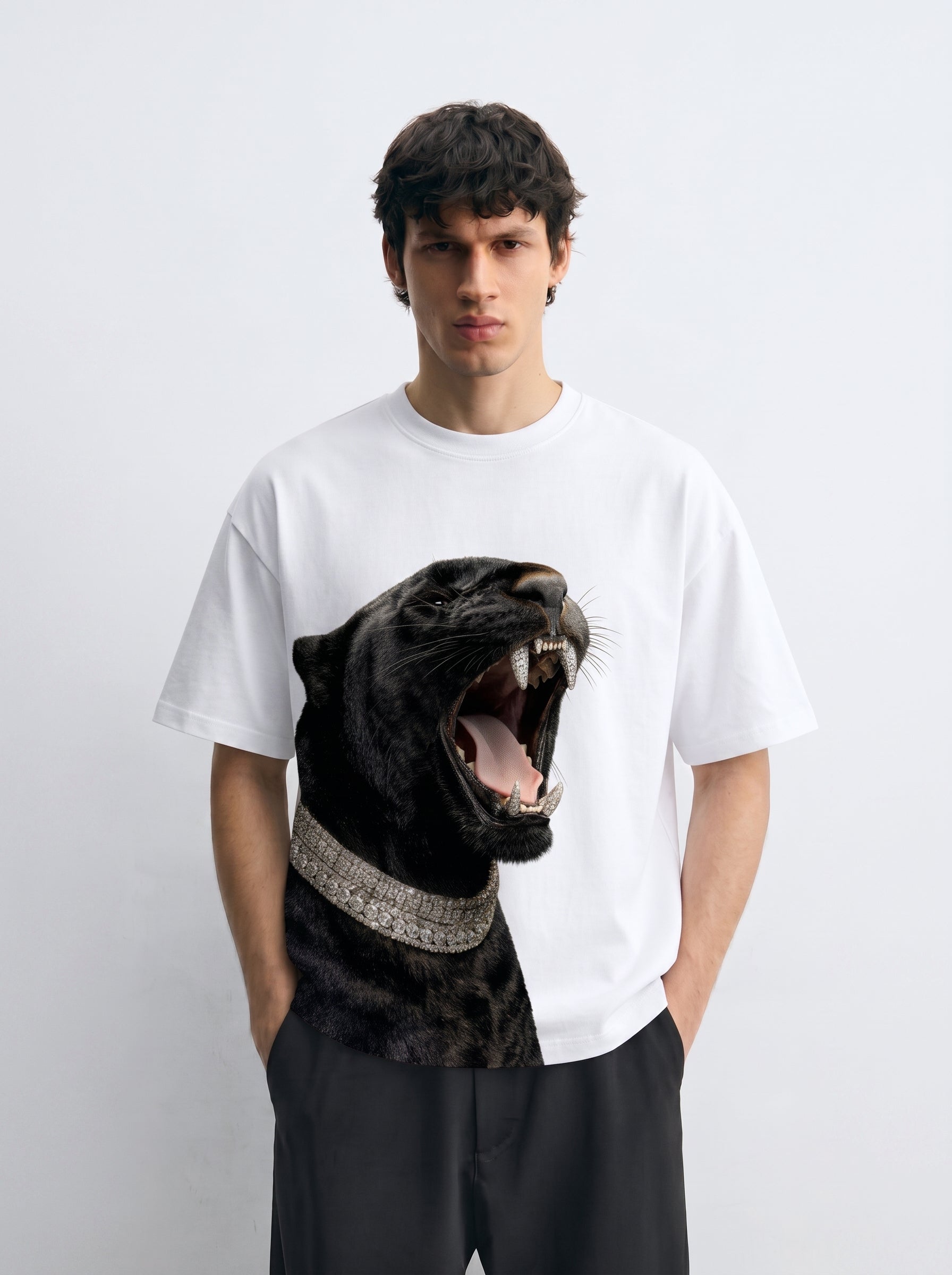 Obsidian Roar Oversized Tee