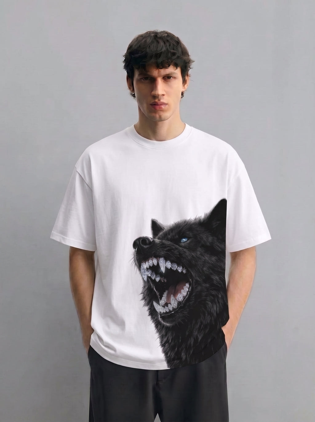 Midnight Fang Oversized Tee