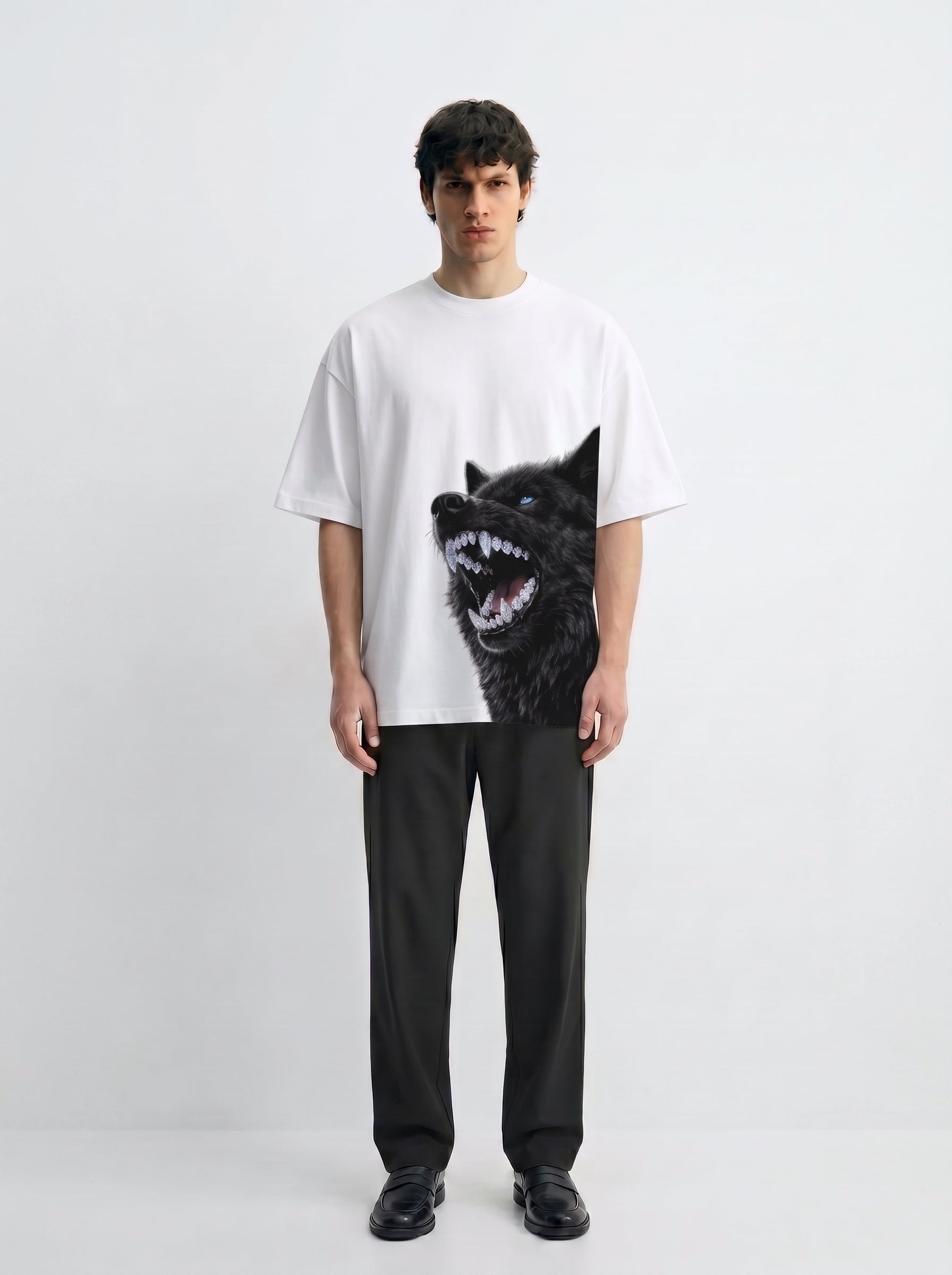 Midnight Fang Oversized Tee