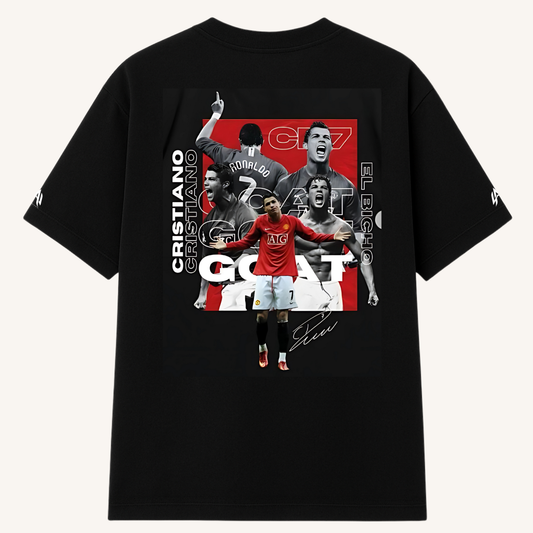 Cristiano Black Oversized T-Shirt