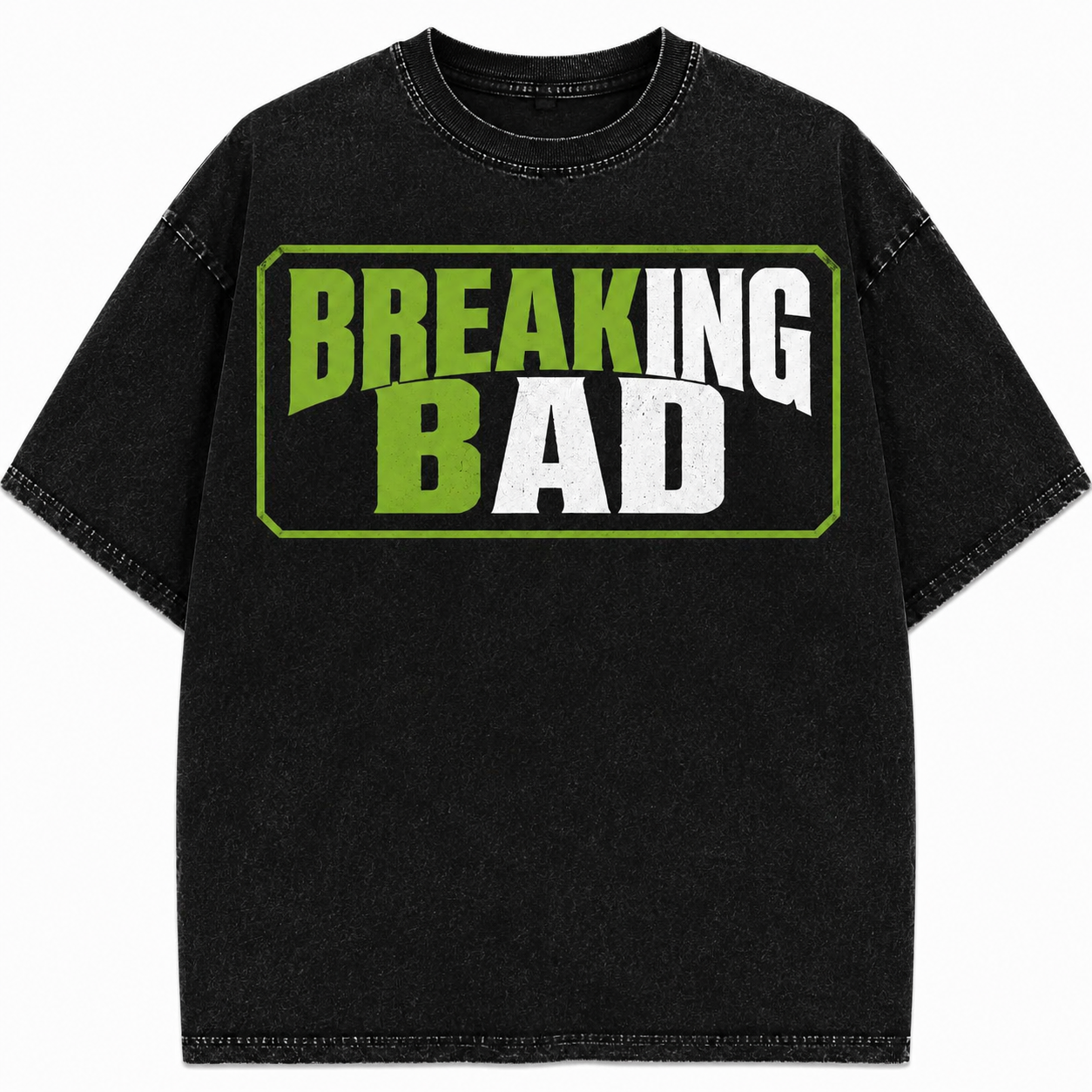 Breaking Bad Oversized Acid Wash Tee