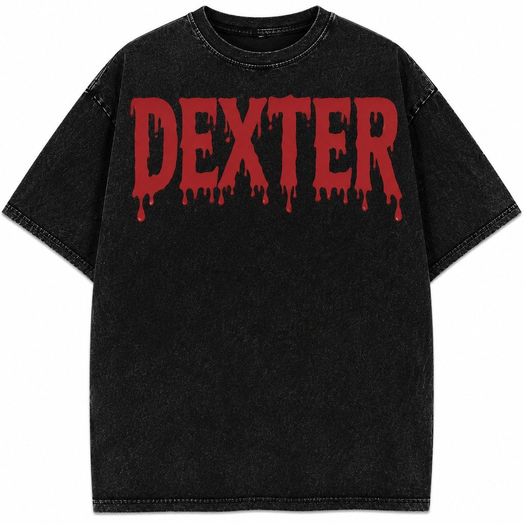 Dexter Oversized Acid Wash Tee