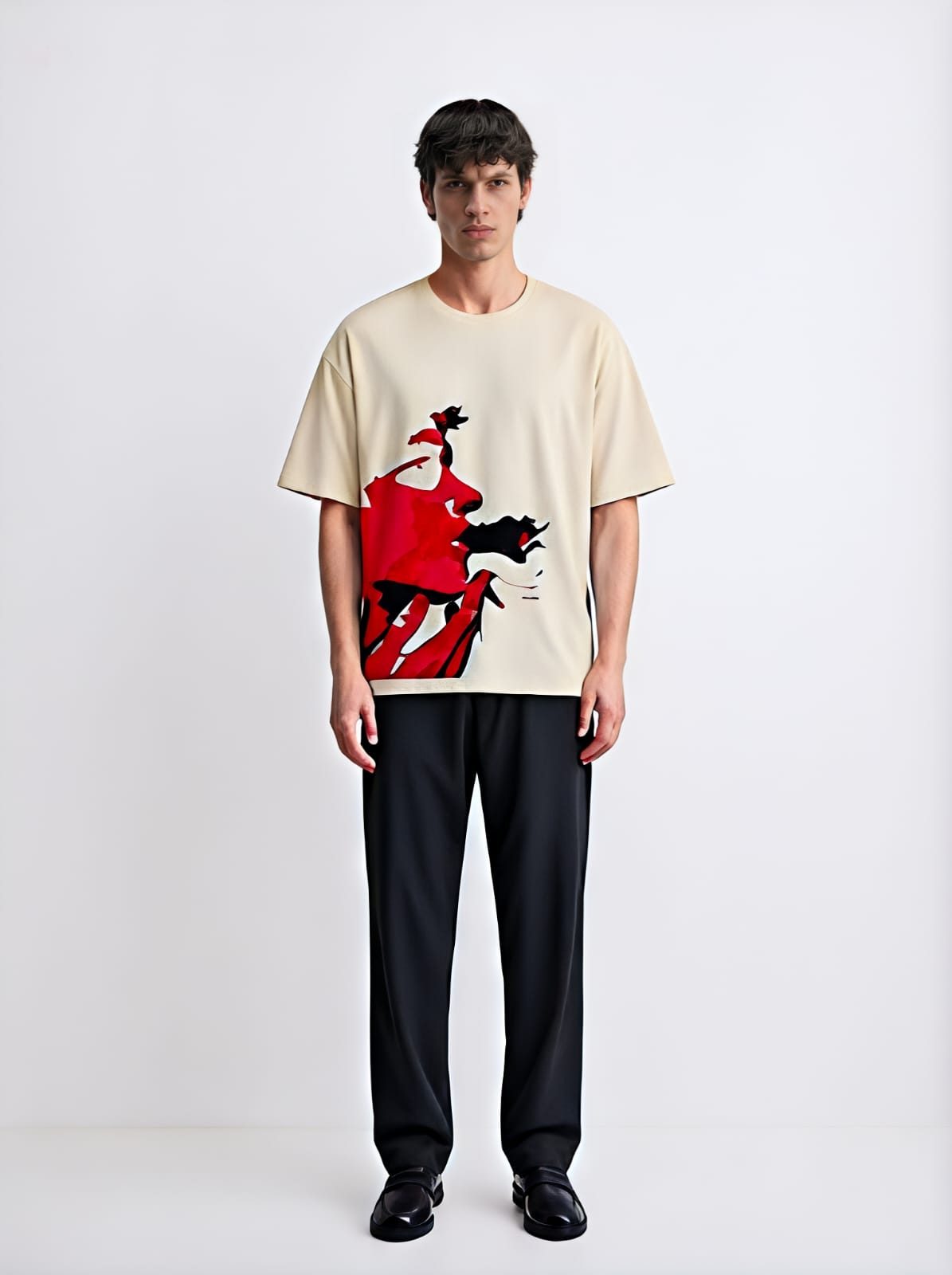 Scarlet Silhouette Oversized Tee