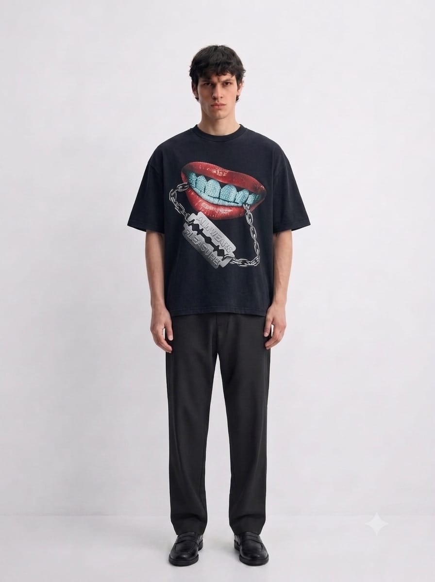 Vice Chain Oversized Tee