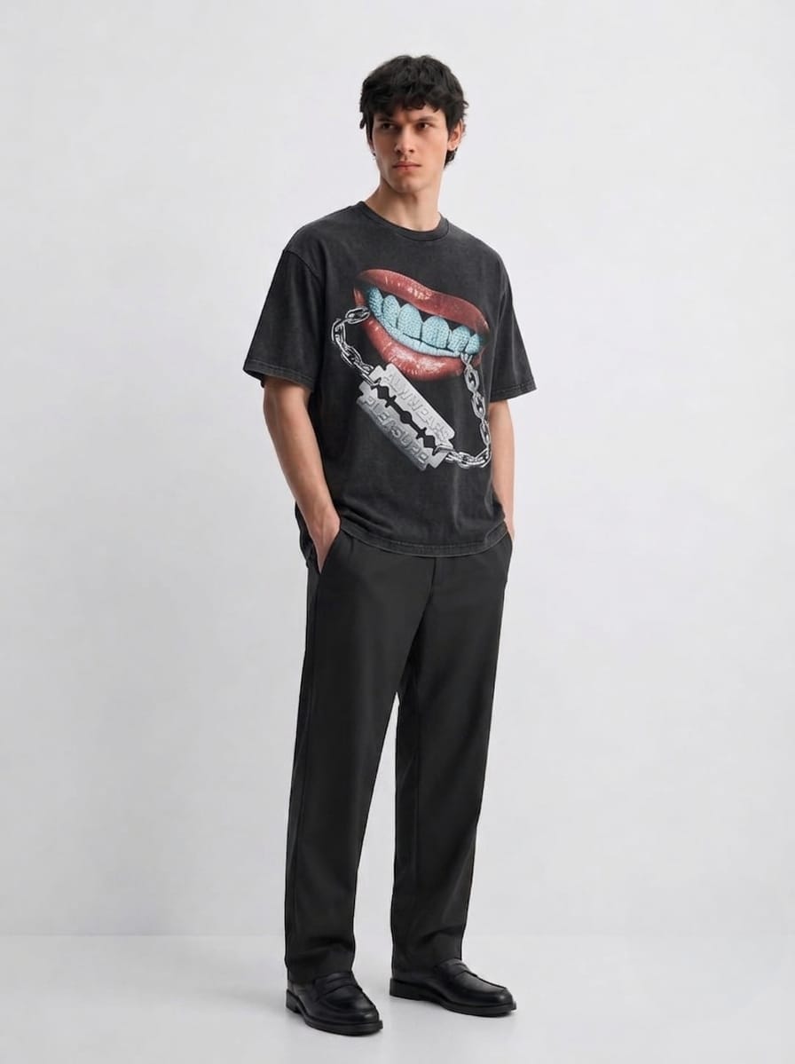 Vice Chain Oversized Tee