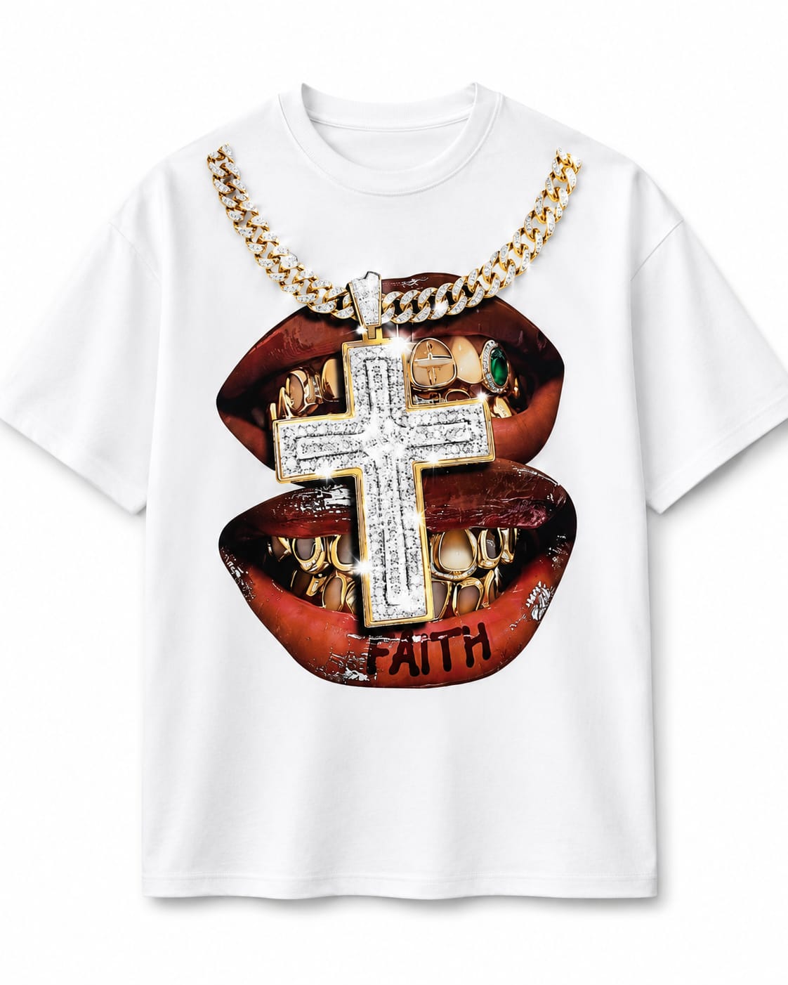 Faith & Fortune Oversized Tee