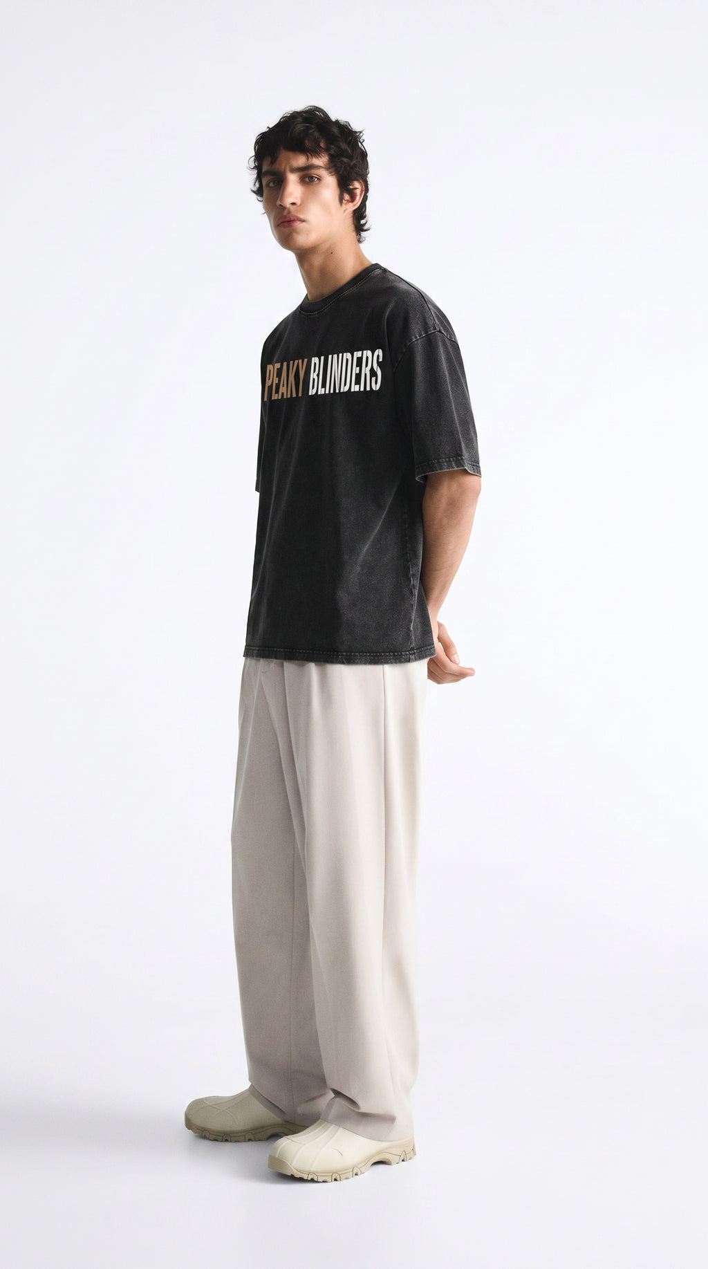Peaky Blinders Oversized Acid Wash Tee