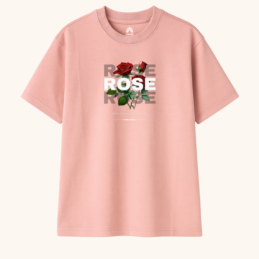 Rose Bloom Women’s Oversized T-Shirt