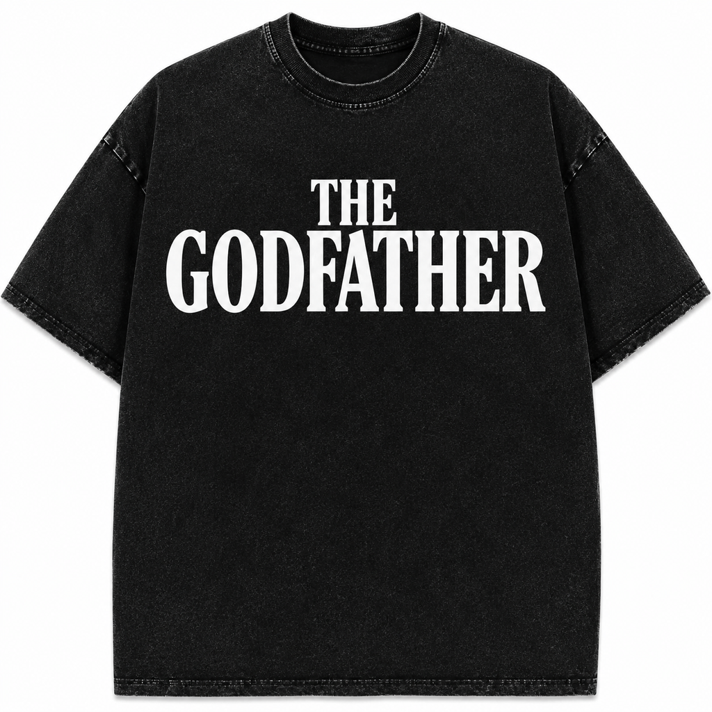 The Godfather Legacy Oversized Acid Wash T-Shirt