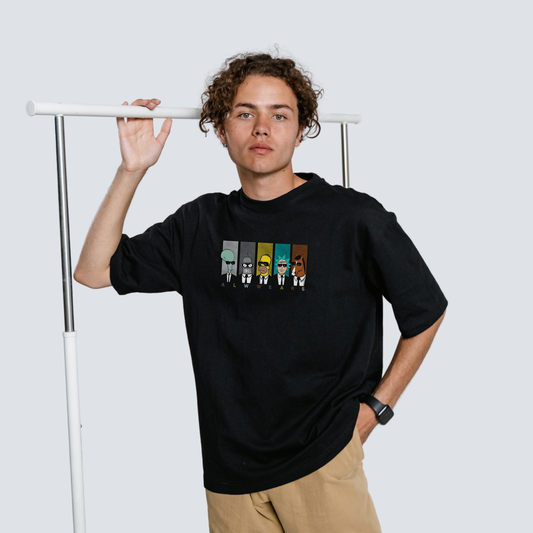 🔥 Unisex 240 GSM Oversized Cartoon Graphic T-Shirt – Alwwears Premium Edition