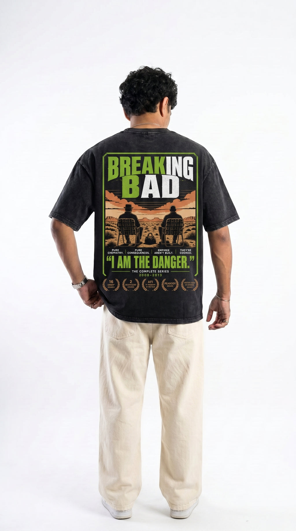 Breaking Bad Oversized Acid Wash Tee
