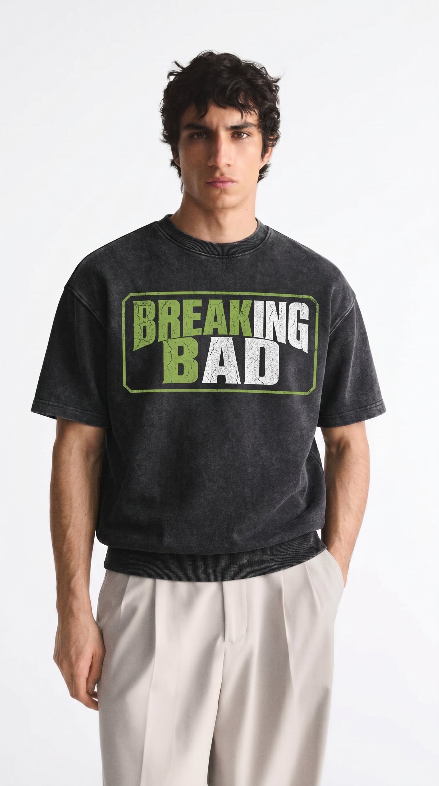 Breaking Bad Oversized Acid Wash Tee