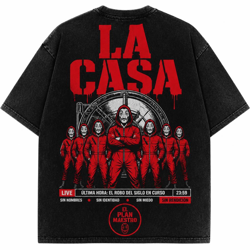 La Casa Oversized Vintage Wash T-Shirt