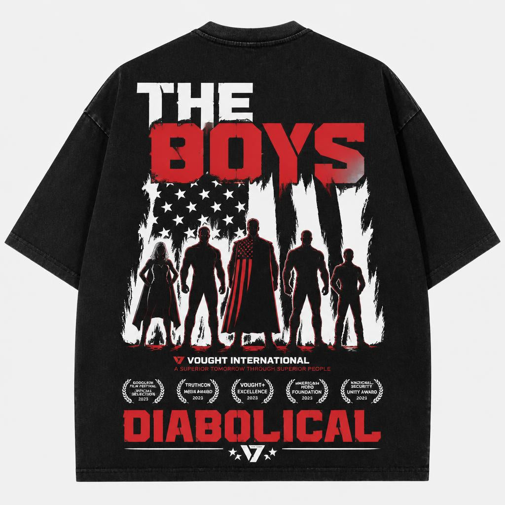 The Boys Diabolical Oversized Vintage Tee
