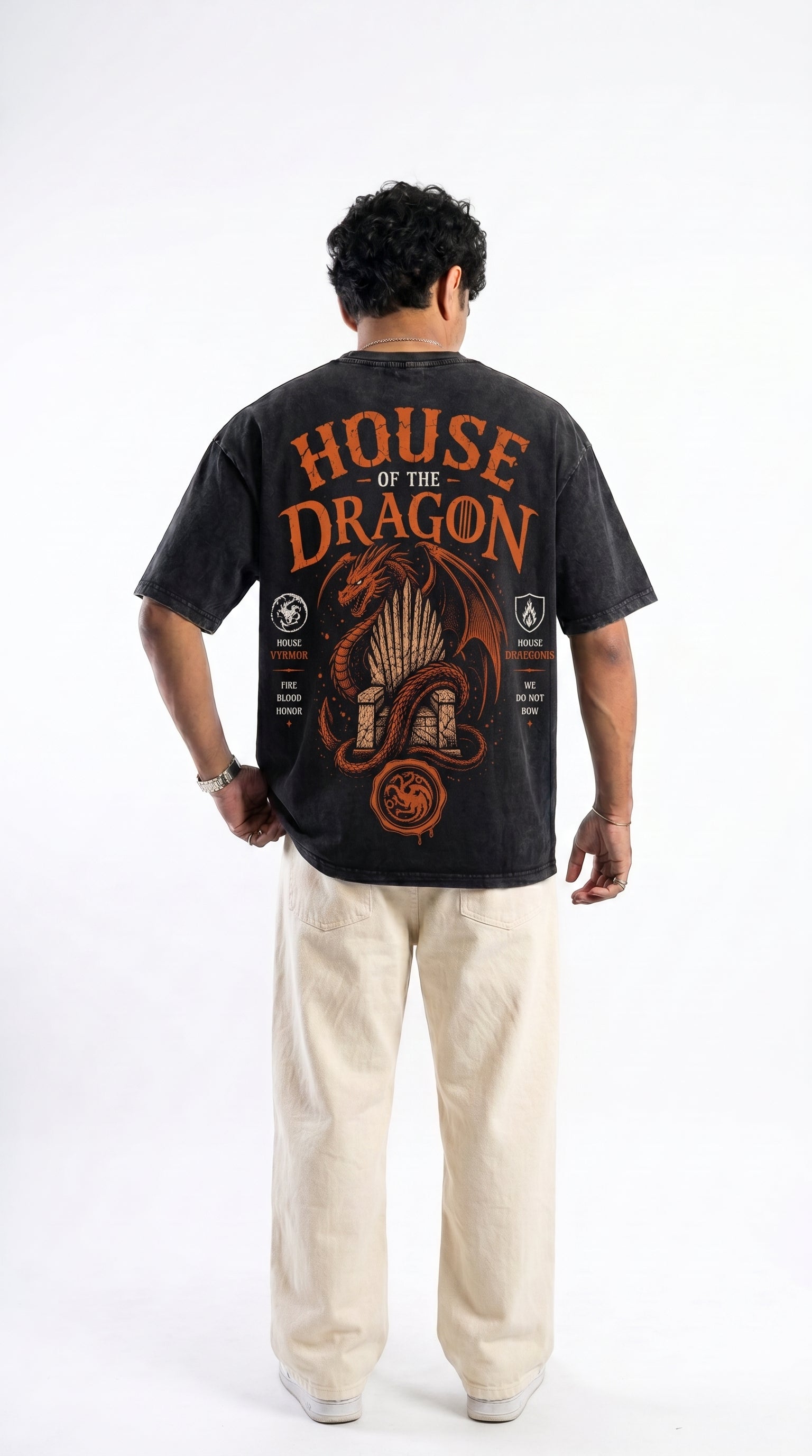House of the Dragon Throne Oversized T-Shirt