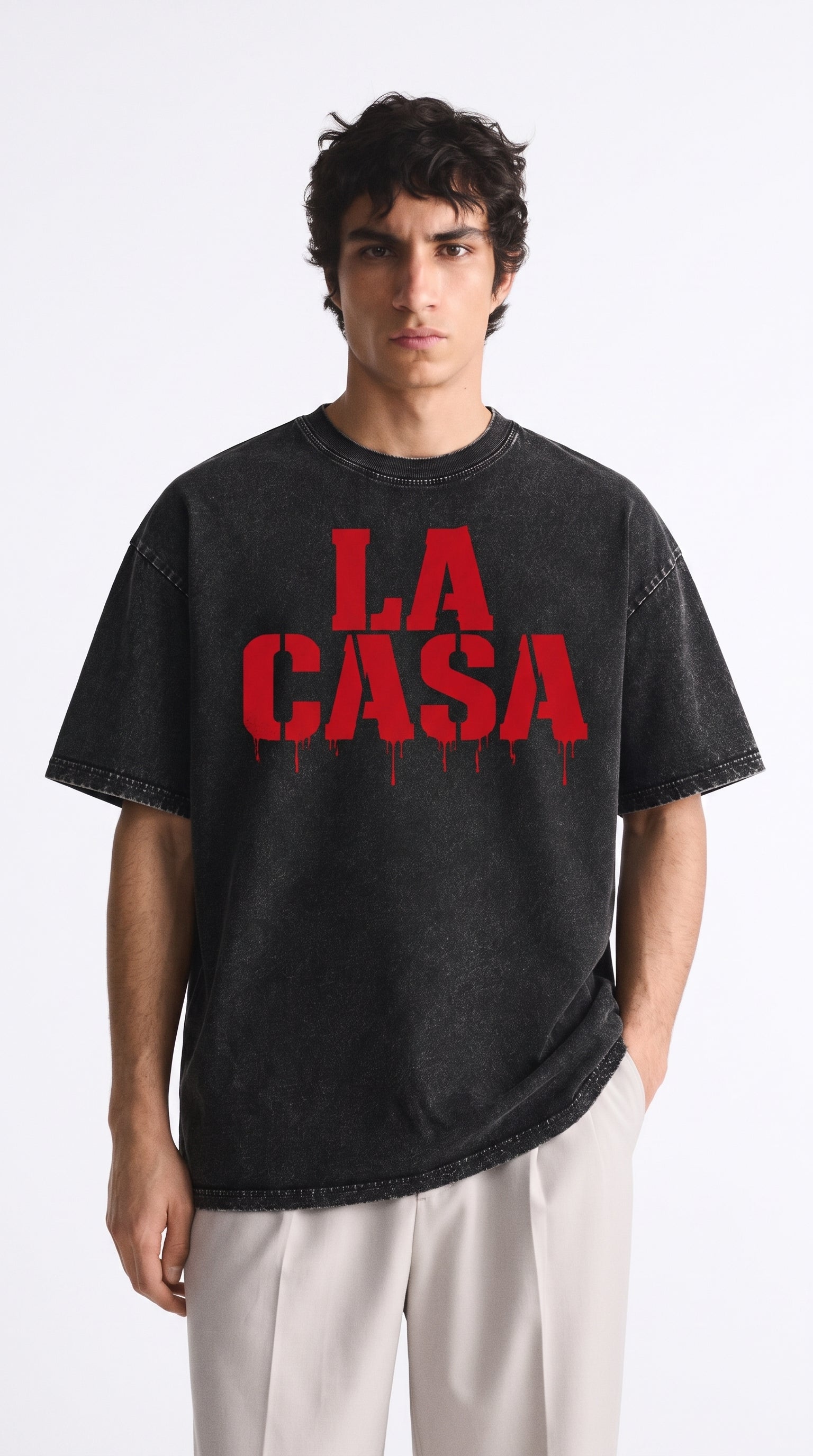 La Casa Oversized Vintage Wash T-Shirt