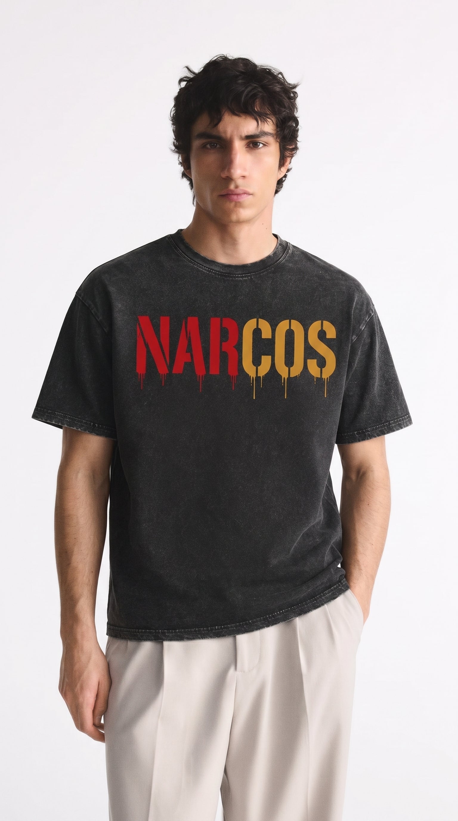 Narcos Medellín Oversized Vintage T-Shirt