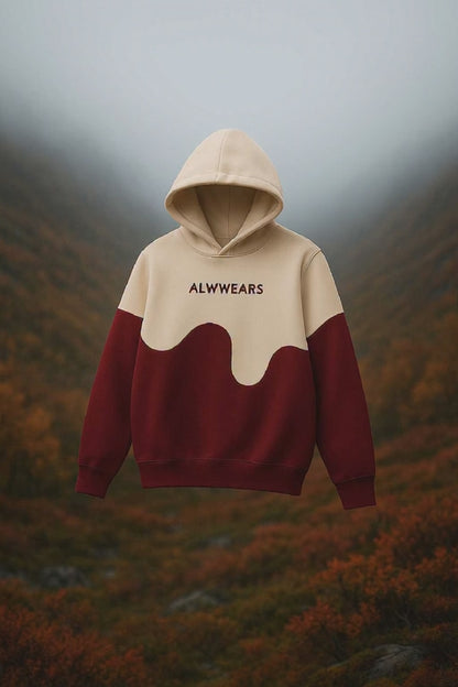 Alwwears Melt Drop Hoodie – 350GSM Premium Cotton Fleece