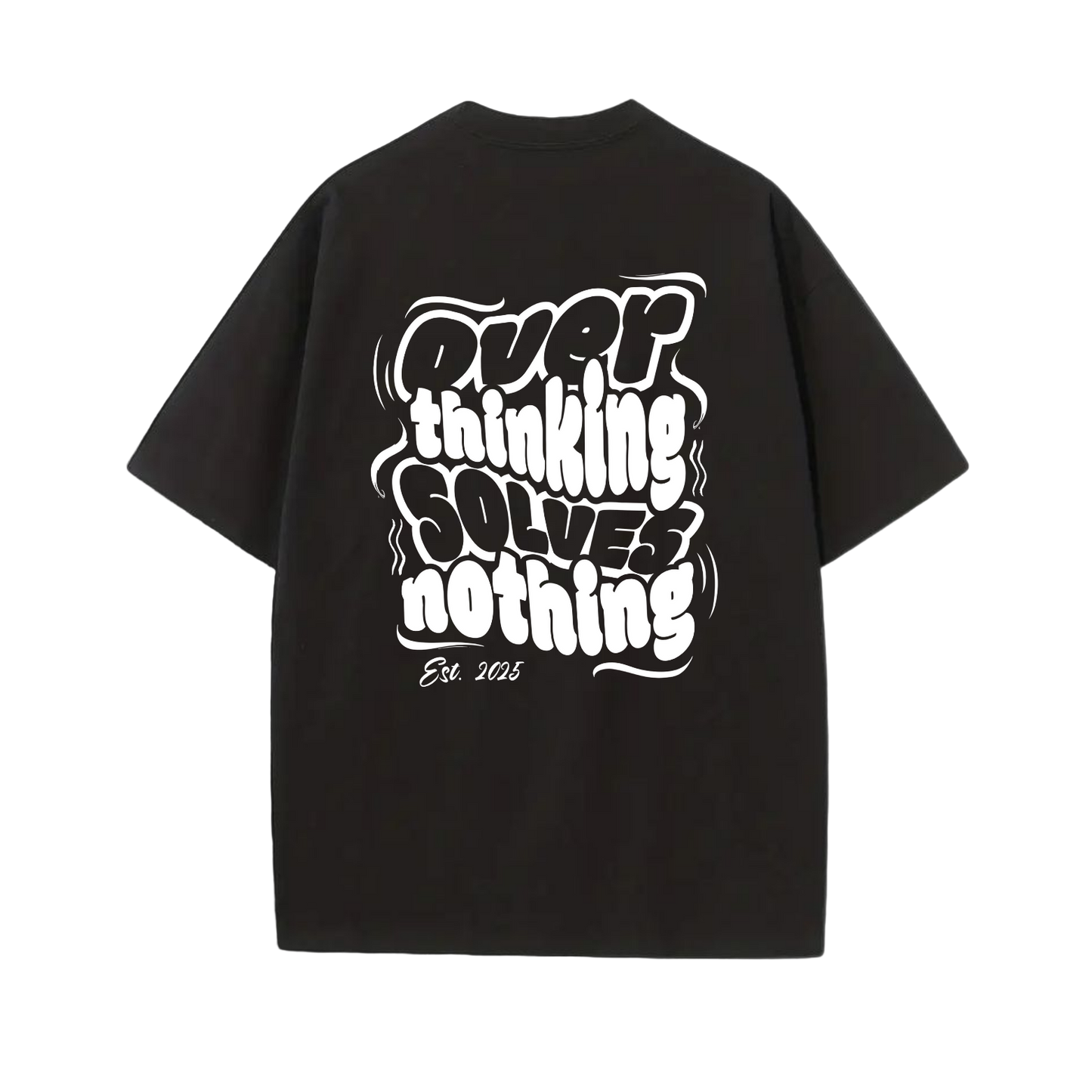 Alwwears Unisex Oversized Black T-Shirt