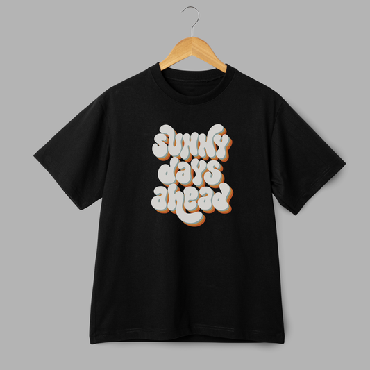 Unisex Oversized Black T-Shirt