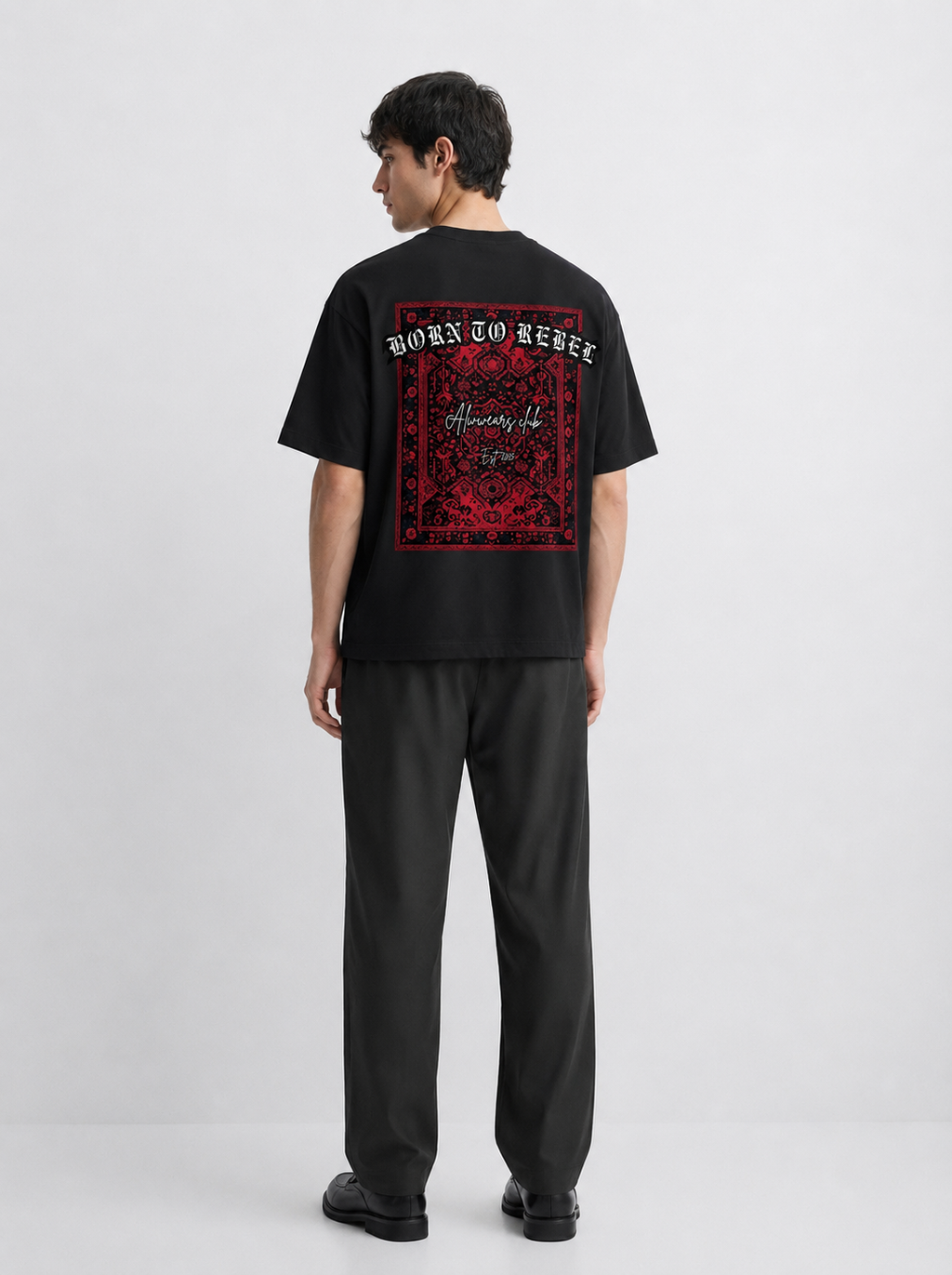 Born To Rebel Oversized T-Shirt