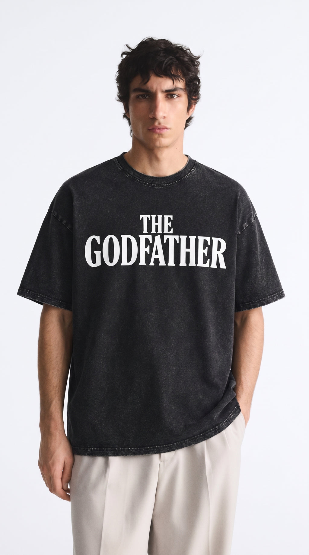 The Godfather Legacy Oversized Acid Wash T-Shirt