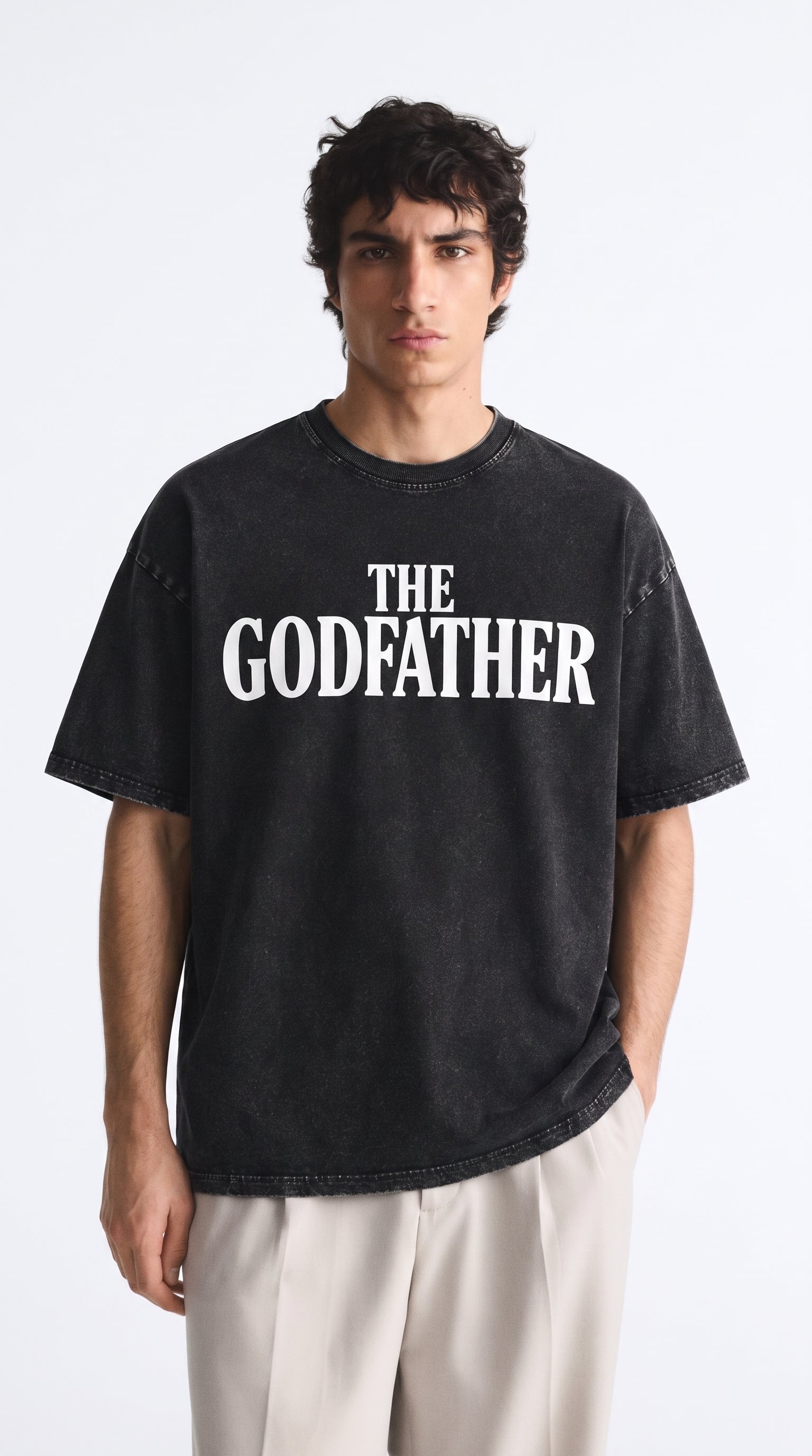 The Godfather Legacy Oversized Acid Wash T-Shirt