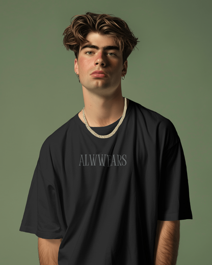 Alwwears Oversized  T-Shirt – Urban Streetwear Edition (240 GSM, 100% Cotton)